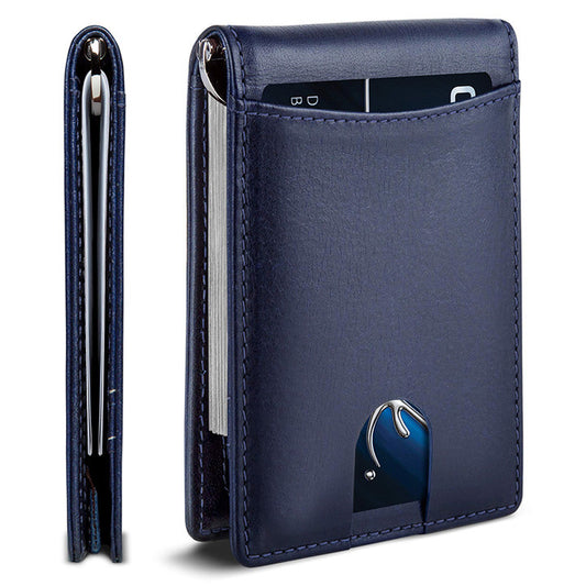 Mens Slim Wallet with Money Clip - RFID Blocking Bifold Wallet with Credit Card Holder (Copy)