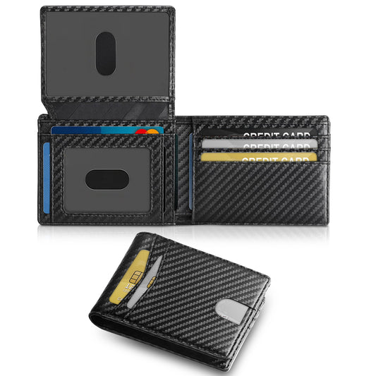 Slim Wallet for Men - RFID Blocking Technology Bifold Wallet