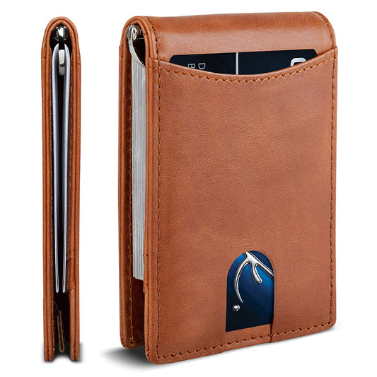 Mens Slim Wallet with Money Clip - RFID Blocking Bifold Wallet with Credit Card Holder (Copy)